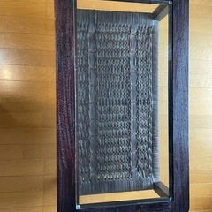 【無料】　ガラス　木　テーブルの画像