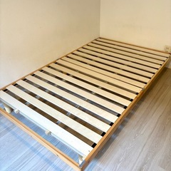 すのこベッド　ベッドフレーム　セミダブルの画像