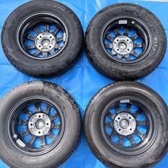 （未使用品）ブリヂストン  夏タイヤ 145/80/12  アルミ ホイル 4本セット!! 軽自動車用  の画像