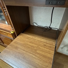 レンジ、炊飯器台 コンセント2口付きの画像