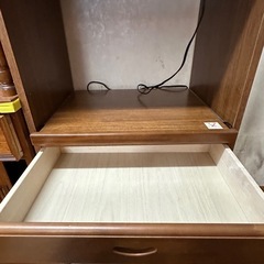 レンジ、炊飯器台 コンセント2口付きの画像