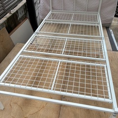 今週末5000円‼️ニトリ　シングルパイプベッド　バジーナ JHF3の画像