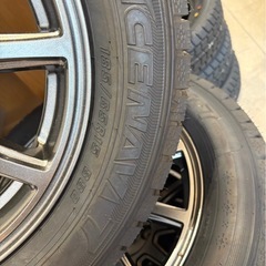 新品　冬タイヤアルミホイールセット　185/65R15 2024年製造　アクア、ノートなどコンパクトに
　　　　 の画像