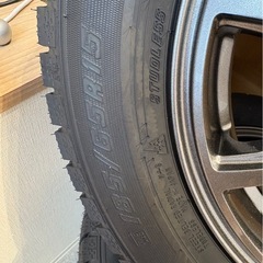 新品　冬タイヤアルミホイールセット　185/65R15 2024年製造　アクア、ノートなどコンパクトに
　　　　 の画像