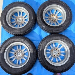 TOYO冬タイヤ バリ山! イボ付き!  
18年11月製 145/80/13  アルミ ホイル 4本セット!! 軽自動車   の画像