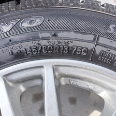 TOYO冬タイヤ バリ山! イボ付き!  
18年11月製 145/80/13  アルミ ホイル 4本セット!! 軽自動車   の画像