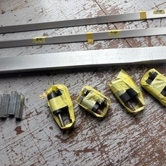 ハイエース200系 自作加工床張り 荷室フロア DIYベースの画像