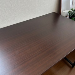 サンワダイレクト PCデスク ブラウン 幅90cm×奥行60cmの画像