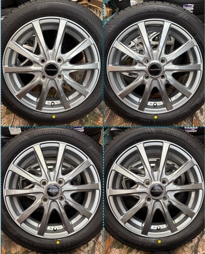「商談中」㊳165/55R15新品タイヤ4本と新古品ホイールと新品ナット付き