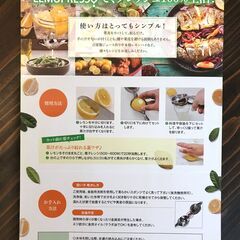 【引取限定】美品　ステンレス　レモン絞り　取扱説明書付き　LEMOPRESSOの画像