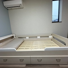 Granz KIDS グランツキッズ 二段ベッド ナチュラルの画像