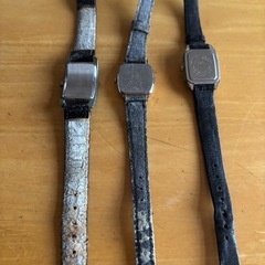 ジャンク品レディース腕時計レトロの画像