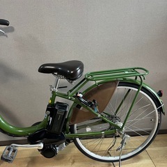 美品✨ ブリヂストン電動自転車、バッテリー8.7Ah ※前後タイヤ・チューブ新品交換済みの画像