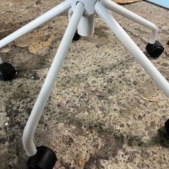 ニトリ ワークチェア オワン ライトグレー オフィスチェア デスクチェア 昇降動作OK！ 座面•背もたれ割と綺麗です！ 中古品 ①の画像