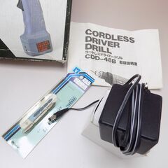 【A】シンコー　コードレスドライバードリル　CDD-48B　未使用に近い経年品　動作確認済み　【非対面取引です】の画像