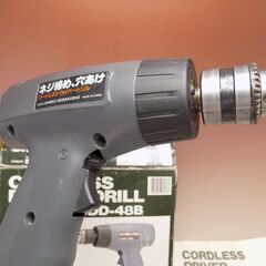 【A】シンコー　コードレスドライバードリル　CDD-48B　未使用に近い経年品　動作確認済み　【非対面取引です】の画像