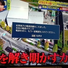 TOSHIBA REGZA 65インチテレビの画像