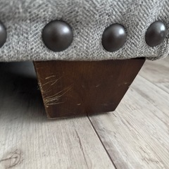 グレー オットマン　の画像