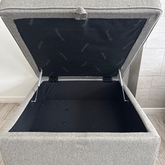 グレー オットマン　の画像