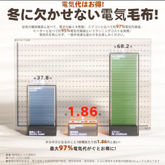 ☆★新品未使用★☆ 電気毛布 掛け 敷き 兼用 5段階温度調節 4段階タイマー 140×80cm 速暖 電気ブランケット 軽くて肌触りがよく 切り忘れ防止機能 節電 省エネ シングル 肩掛け 膝掛け 電気 暖房器具 頭寒足熱 ダニ退治 防寒対策 ギフト 毛玉なし 丸洗い可能 (ライトグレー)の画像