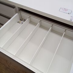 ★リユースのサカイ水戸店★  レンジ台 ホワイト H101×D43×W96 クリーニング済み MT6698の画像