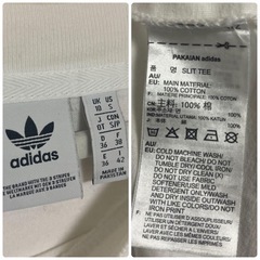 adidas スリットTシャツ Sサイズの画像