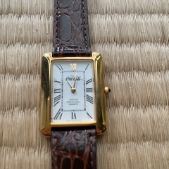 Coca-Cola レトロ時計 ゴールド/ブラウンの画像