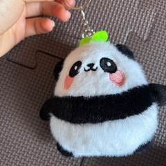 新品 パンダ ぬいぐるみ マスコット キーホルダー バッグチャーム かわいいの画像