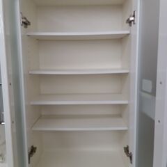★リユースのサカイ水戸店★  食器棚 白 H205×D45×W60 クリーニング済み MT6701の画像