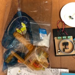 ロケット　電気コマ　　工作キットの画像