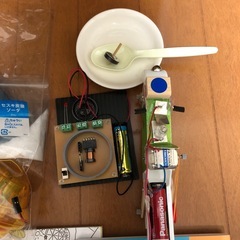 ロケット　電気コマ　　工作キットの画像