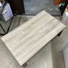 H2512-371 滝口木材　リバーシブル天板　折れ脚こたつ　2021年製　通電確認済み　キズ汚れ有りの画像