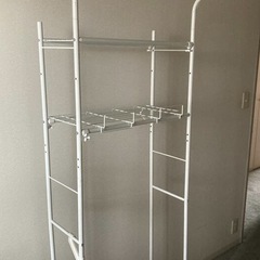 洗濯機ラック　ニトリ　ホワイトの画像