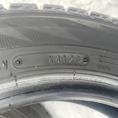 スタッドレスタイヤ 155/65R14 2本 24年23年 溝多めの画像