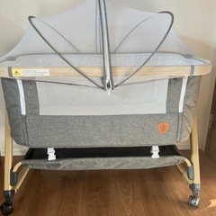HZDMJベビーベッド　グレーの画像