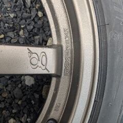 RAYS gramlights 57S　タイヤ付きホイール2本セットの画像