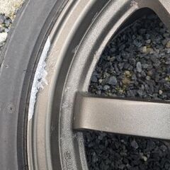 RAYS gramlights 57S　タイヤ付きホイール2本セットの画像