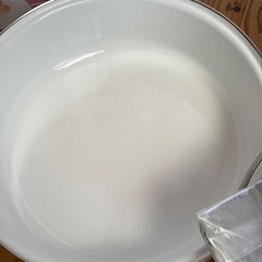 商談中※ホーロー鍋　おでん　湯豆腐　仕切り付き　赤　レッド　26cm   オール熱源の画像