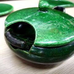 茶道 茶道具 和楽 雀瓦 夜咄茶事 灯明具 灯火器 中古 楽焼 和楽造 苫小牧西店の画像