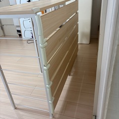 キッチンカウンター ゴミ箱上ラックの画像