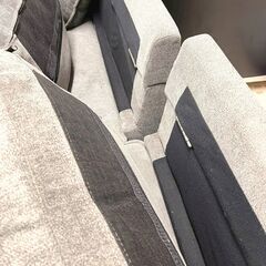 カルロ/CARLO ソファ 3人掛け 布張り オットマン L字の画像