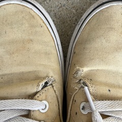 バンズ ローカットスニーカー ベージュ キズ汚れありの画像