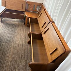 美品　ダイニングテーブル８点セットの画像