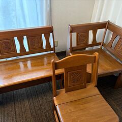 美品　ダイニングテーブル８点セットの画像