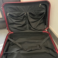 スーツケース赤の画像