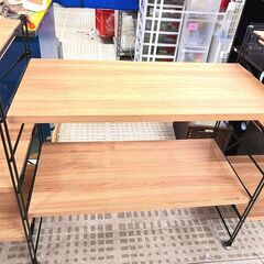 山善/YAMAZEN ウッドシェルフ MWS-80643 3連 キッチンの画像