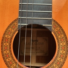 ヴィンテージ☆Morris MC-112 クラシックギター アコギ 当時物 弦が切れてますの画像
