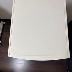 5段チェスト　細身　ホワイトの画像