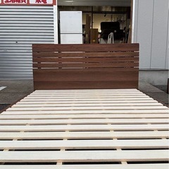 家具の大丸 ダブルベッドフレーム 木製の画像