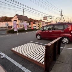 家具の大丸 ダブルベッドフレーム 木製の画像